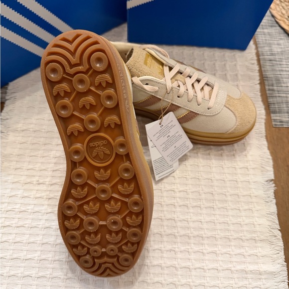 adidas Gazelle Bold Cream White / Warm Clay / Sand Strata - Picture 13 of 13